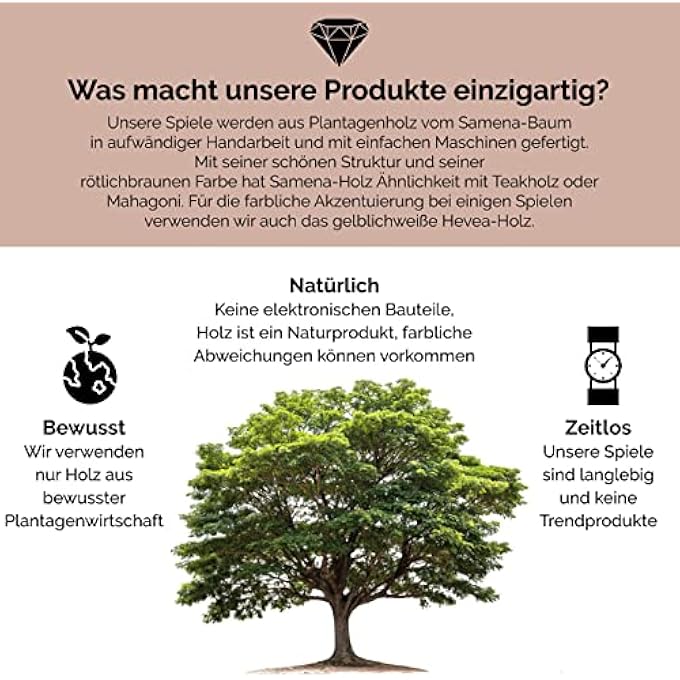 DIAMANT G171-3D PUZZLE - THINKING GAME - PUZZLE GAME - PATIENCE GAME - LOGIC GAME MADE OF WOOD - Image 2